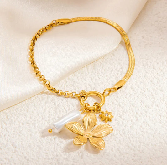 Bracelets breloque en acier inoxydable