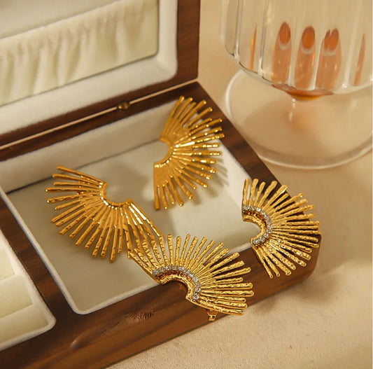 Boucles “Diane” en acier inoxydable NEW