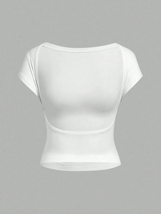 Lot de 3 hauts basiques dos nu