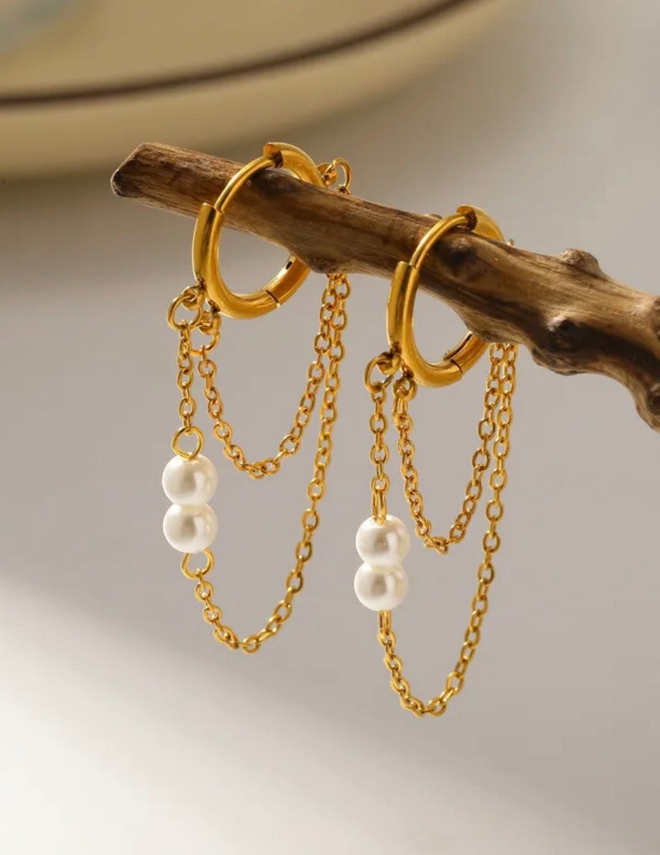 Boucles d’oreilles en acier inoxydable