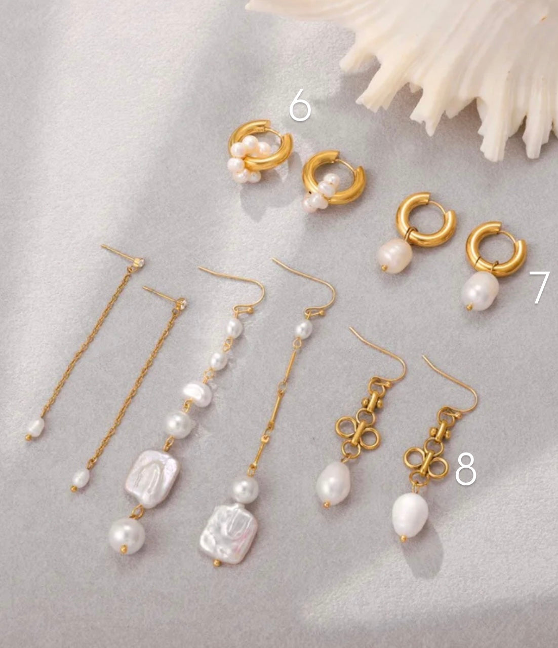 Boucles d’oreilles en acier inoxydable