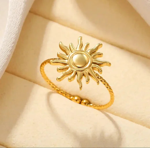 Bague « Raiponce » en acier inoxydable