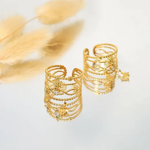 Bague « Lise » en acier inoxydable