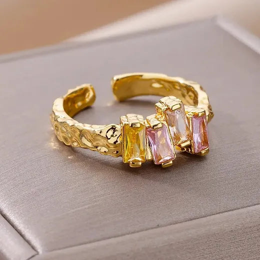 Bague « Jana » en acier inoxydable