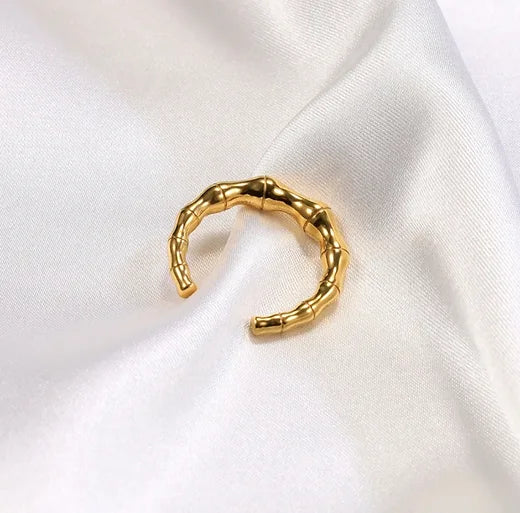 Bague « Sophia » en acier inoxydable plaqué Or