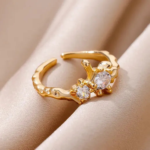 Bague « saliam » en acier inoxydable