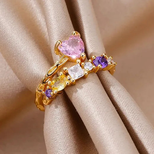 Bague « Zeyneb » en acier inoxydable