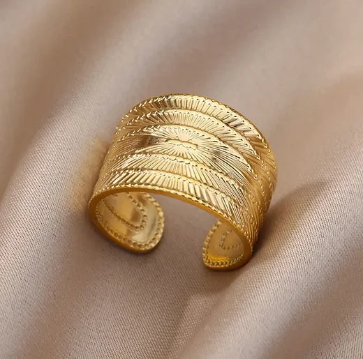 Bague « Chafika » en Acier Inoxydable