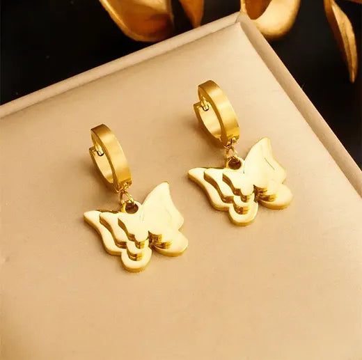 Boucles « Hanna » en acier inoxydable