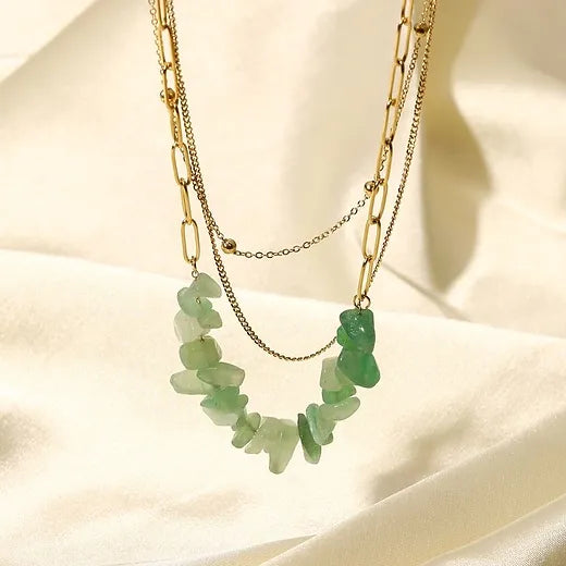 Collier « Warda » en acier inoxydable