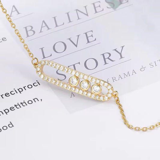 Bracelet inspiration Messika en acier inoxydable