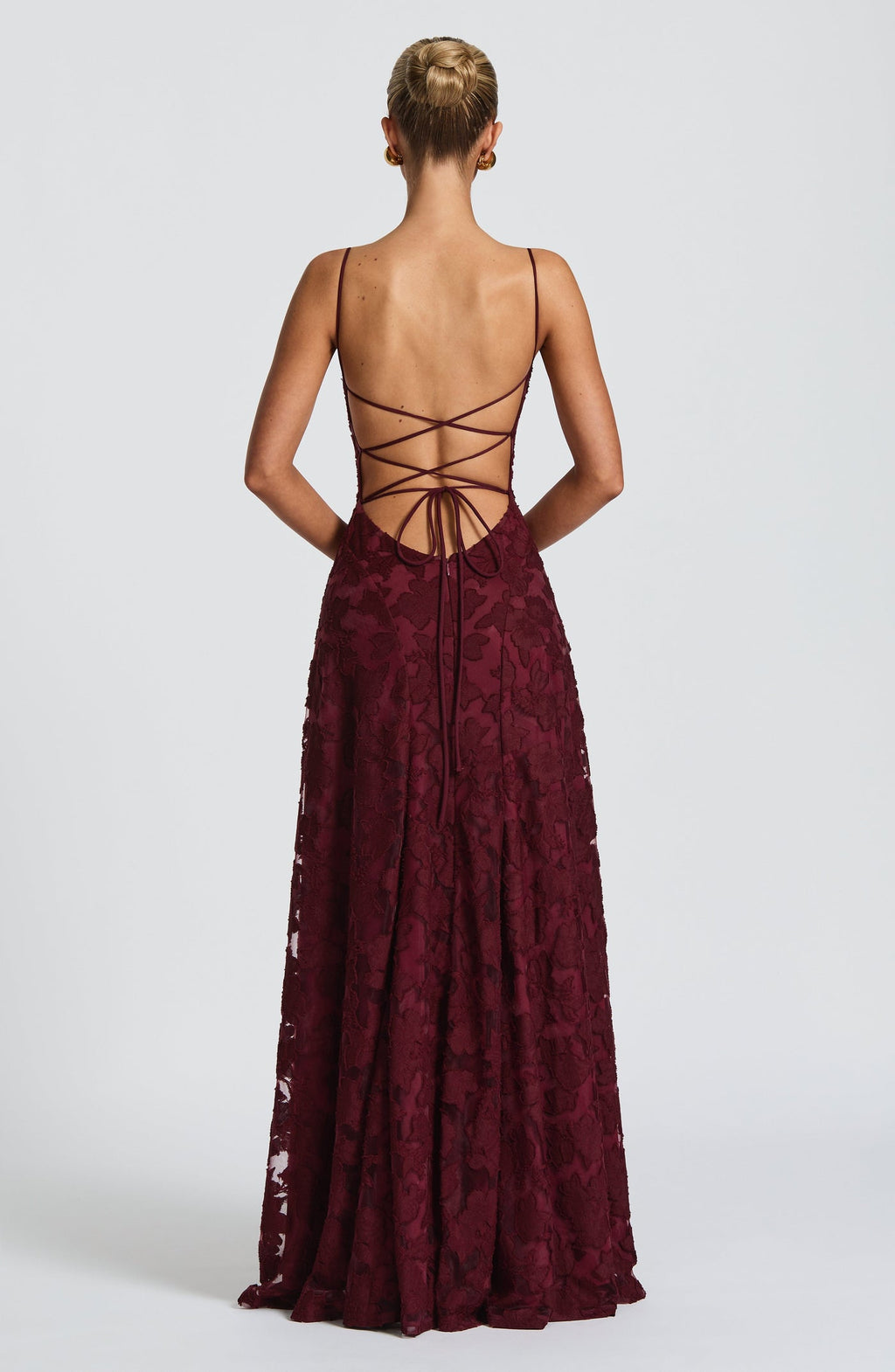 Robe « Manon » bordeaux