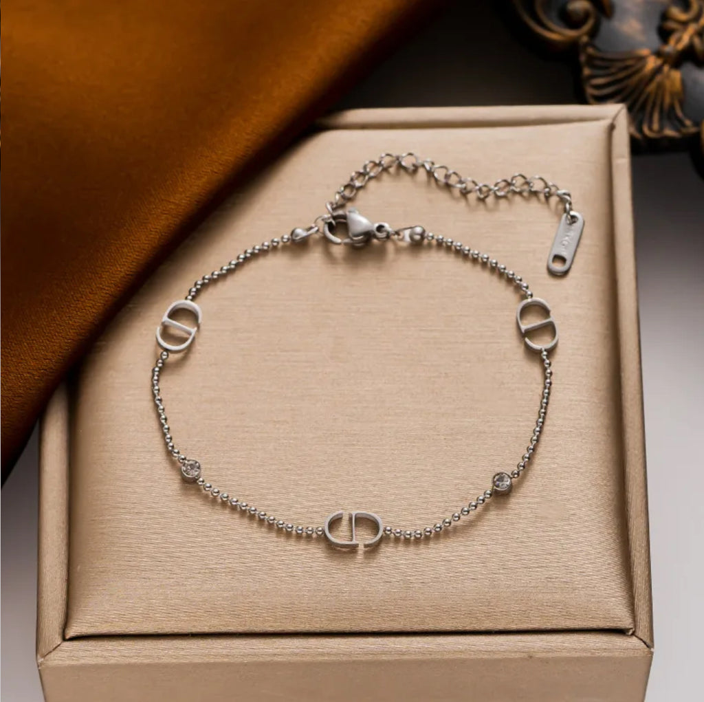 Bracelet inspi Dior en acier inoxydable