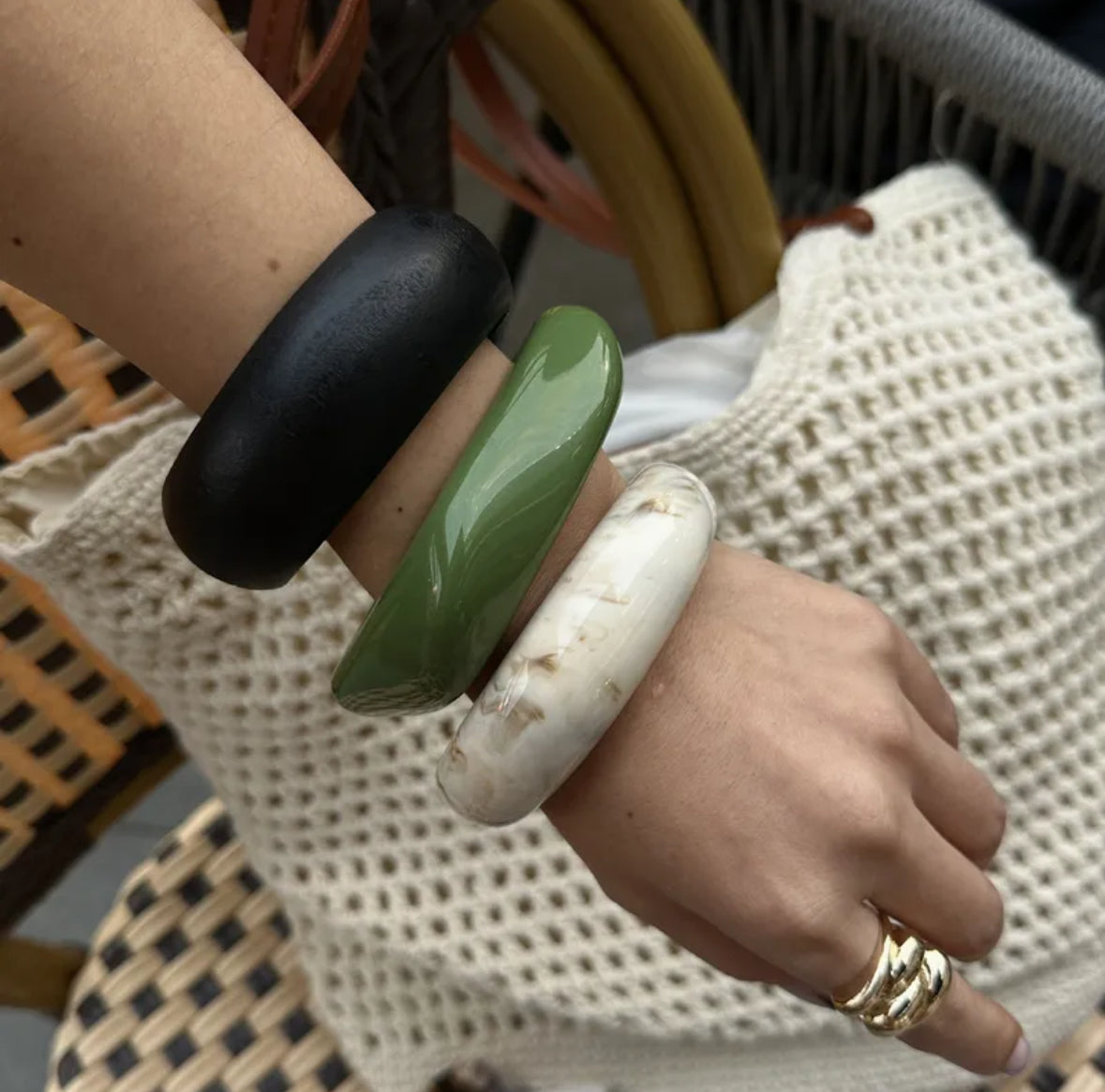 Gros bracelets