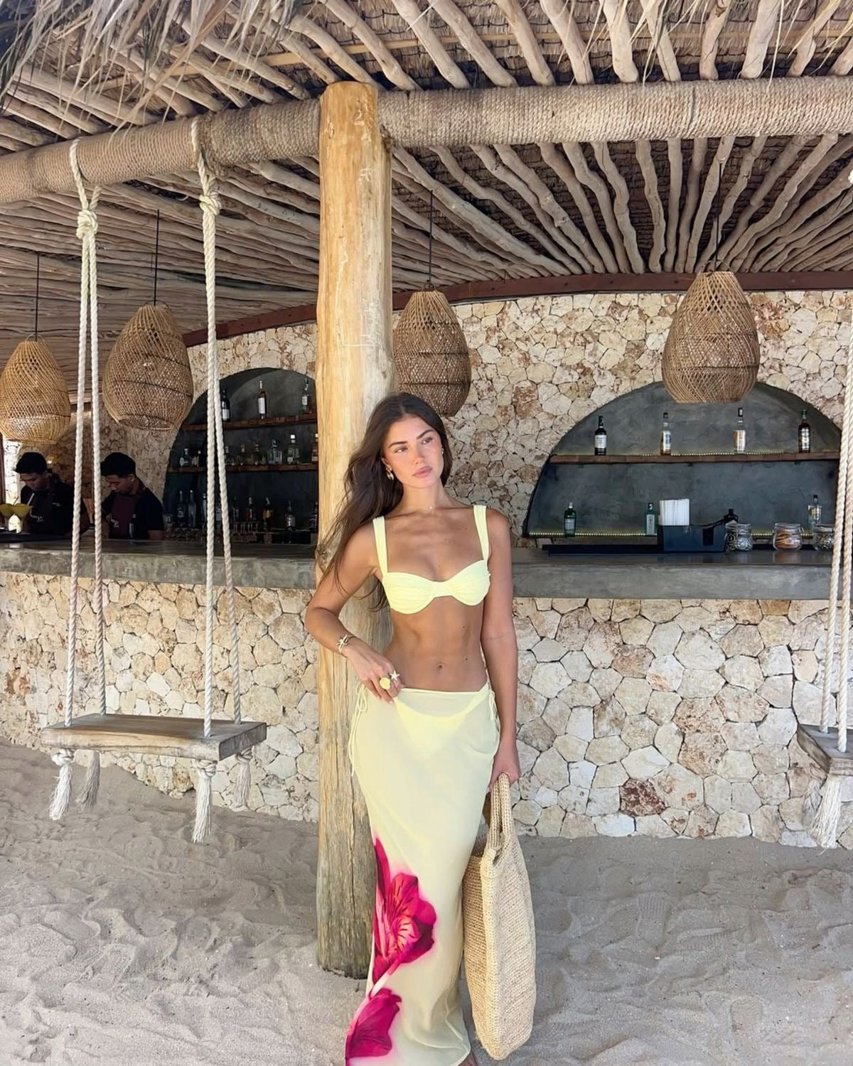 Ensemble maillot de bain et jupe “Lara”