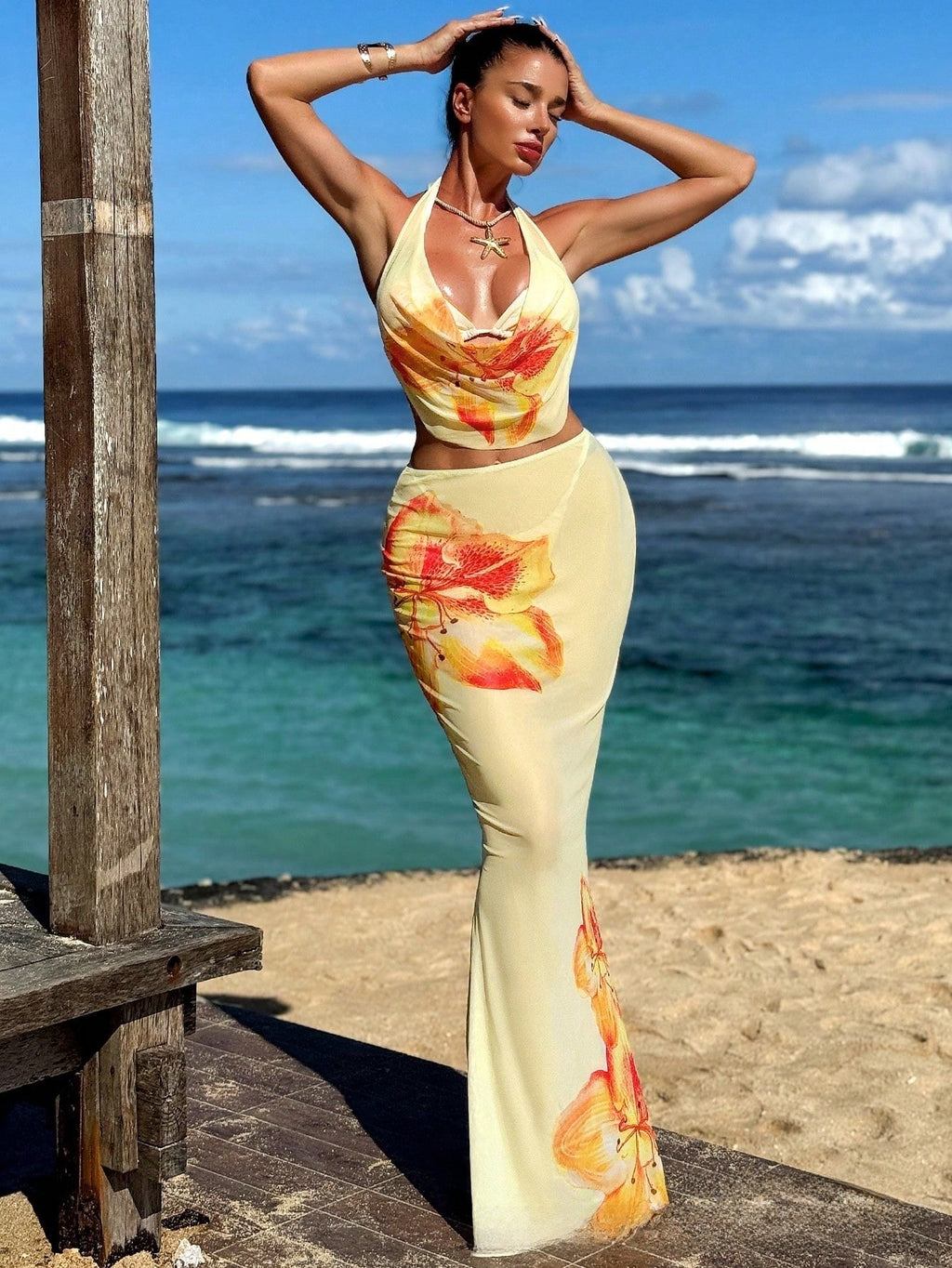 Ensemble maillot de bain et jupe « Mindy »