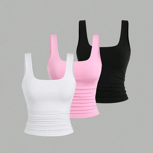 Lot de 3 hauts basiques