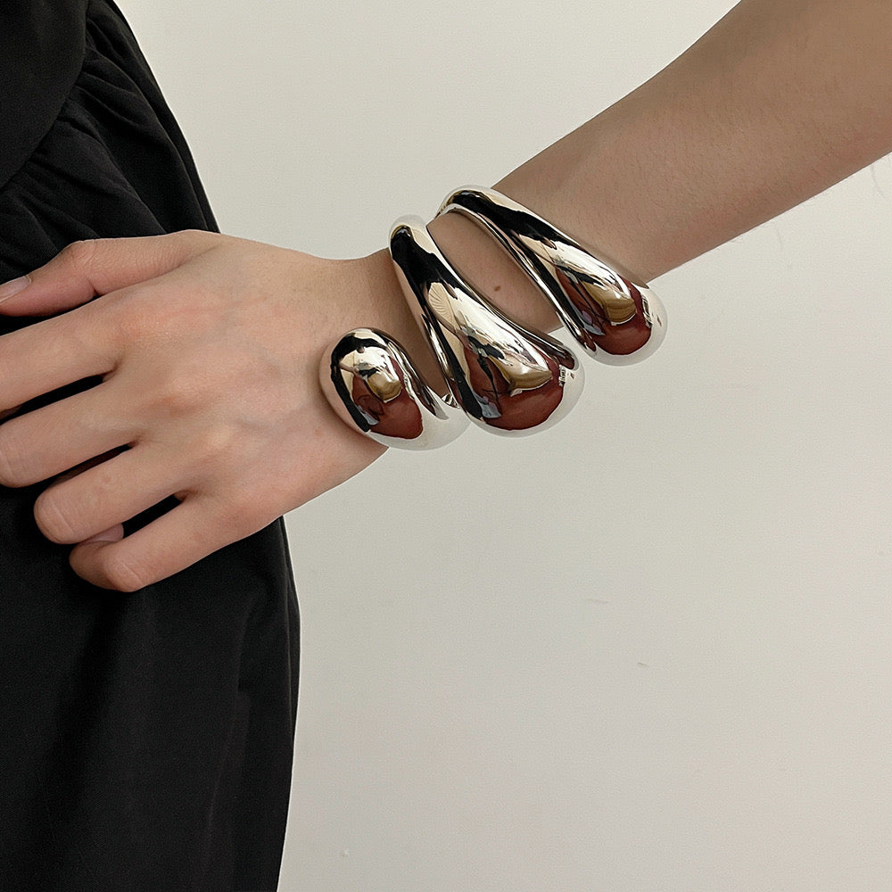 Bracelet argent triple