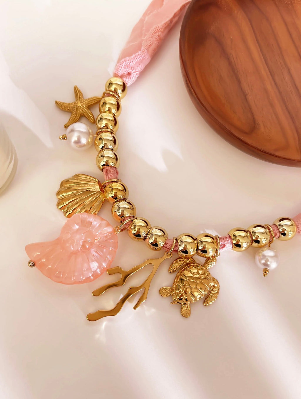 Collier « Merlia » en acier inoxydable