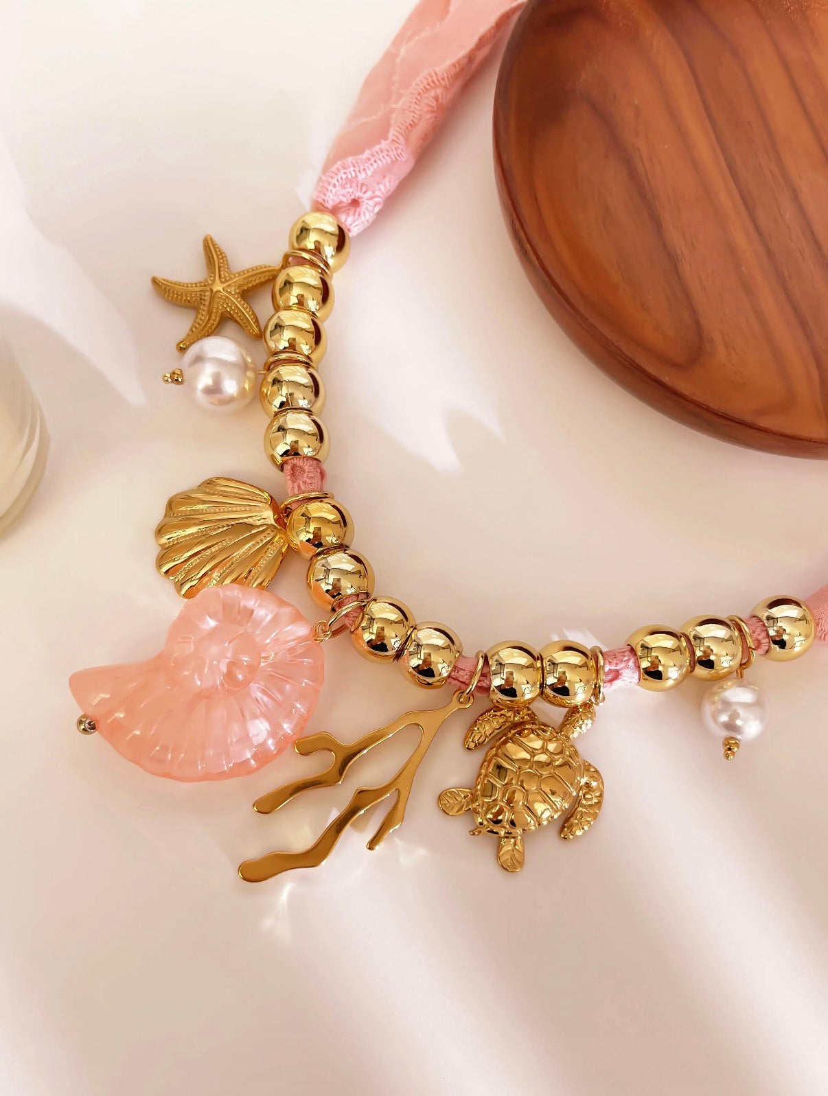 Collier « Merlia » en acier inoxydable