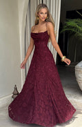 Robe « Manon » bordeaux