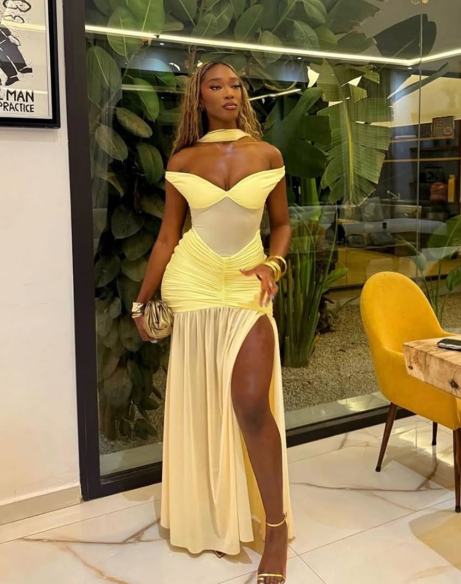 Robe « Illona » jaune