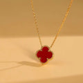 Collier inspi Van Cleef en acier inoxydable