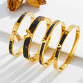 Bracelets inspiration Louis Vuitton en acier inoxydable