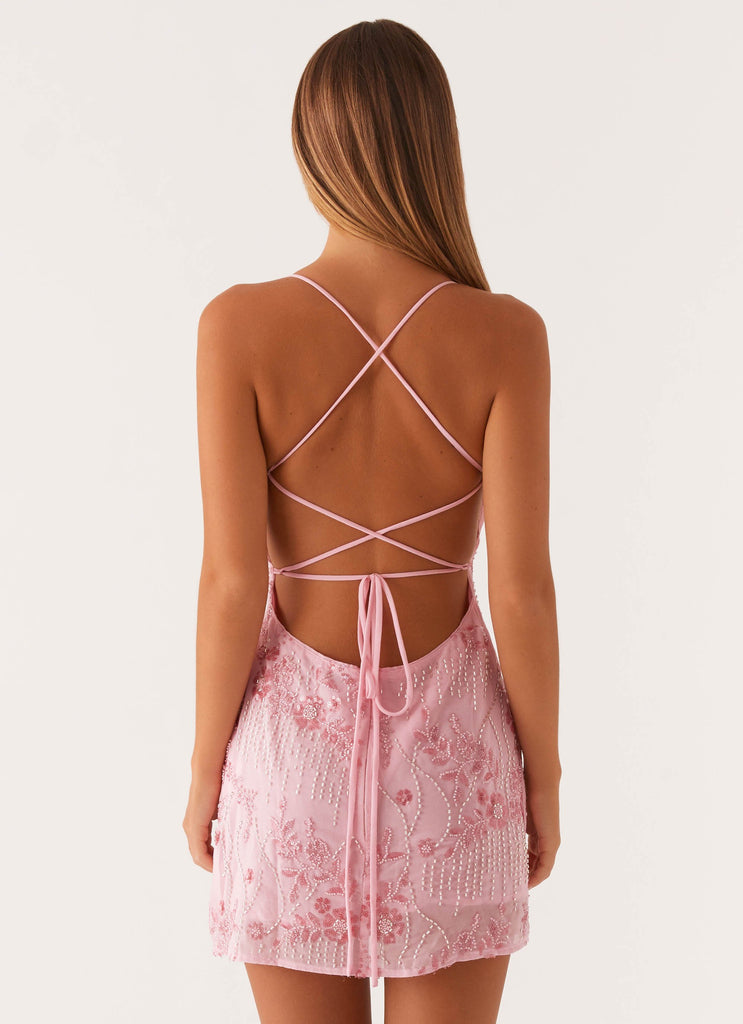 Robe “Madeleine” rose