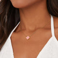 Collier inspi Van Cleef en acier inoxydable