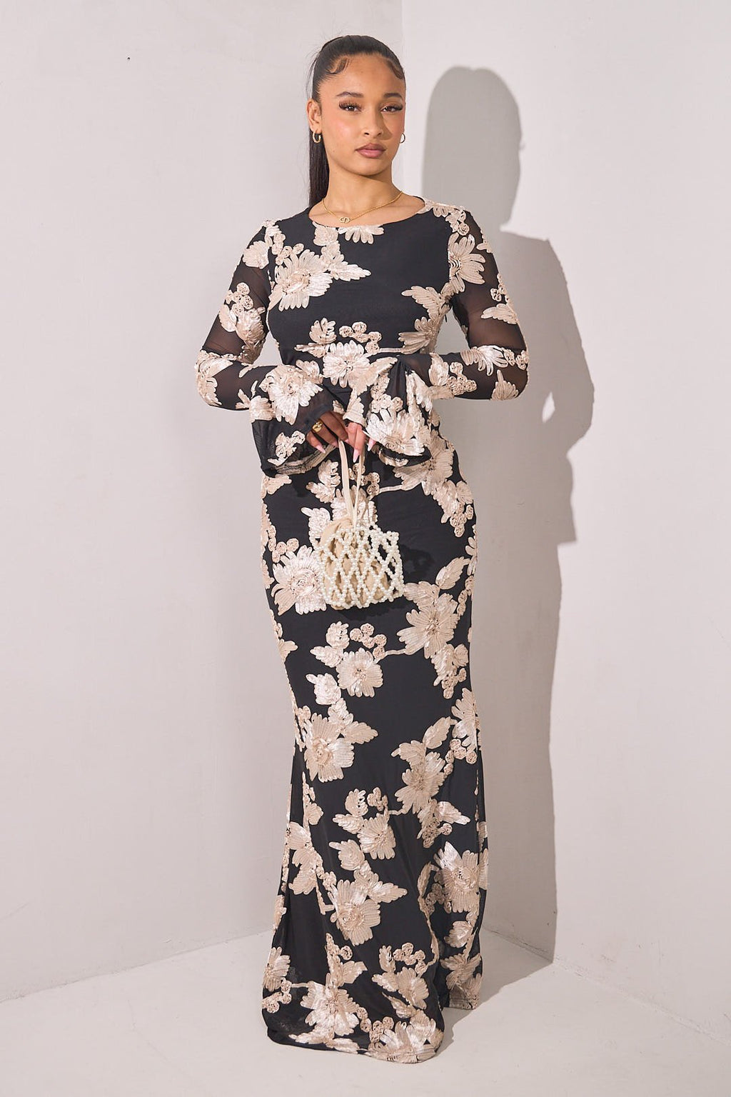 Robe « Jasmine » manches longues