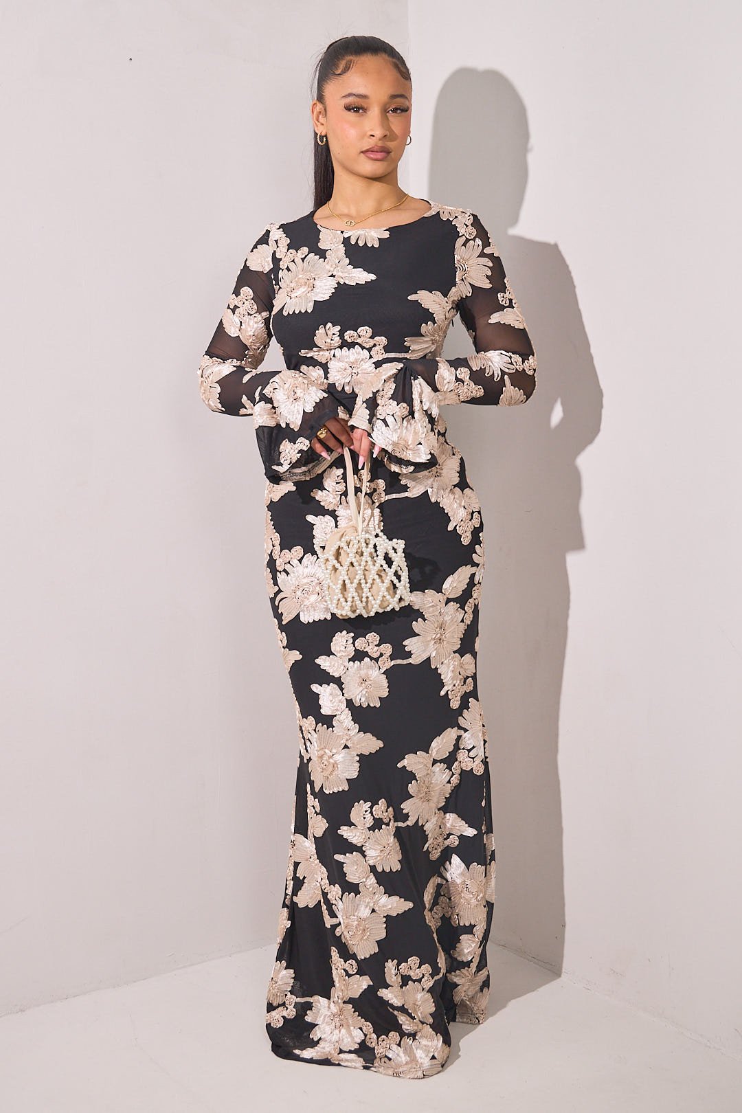 Robe « Jasmine » manches longues