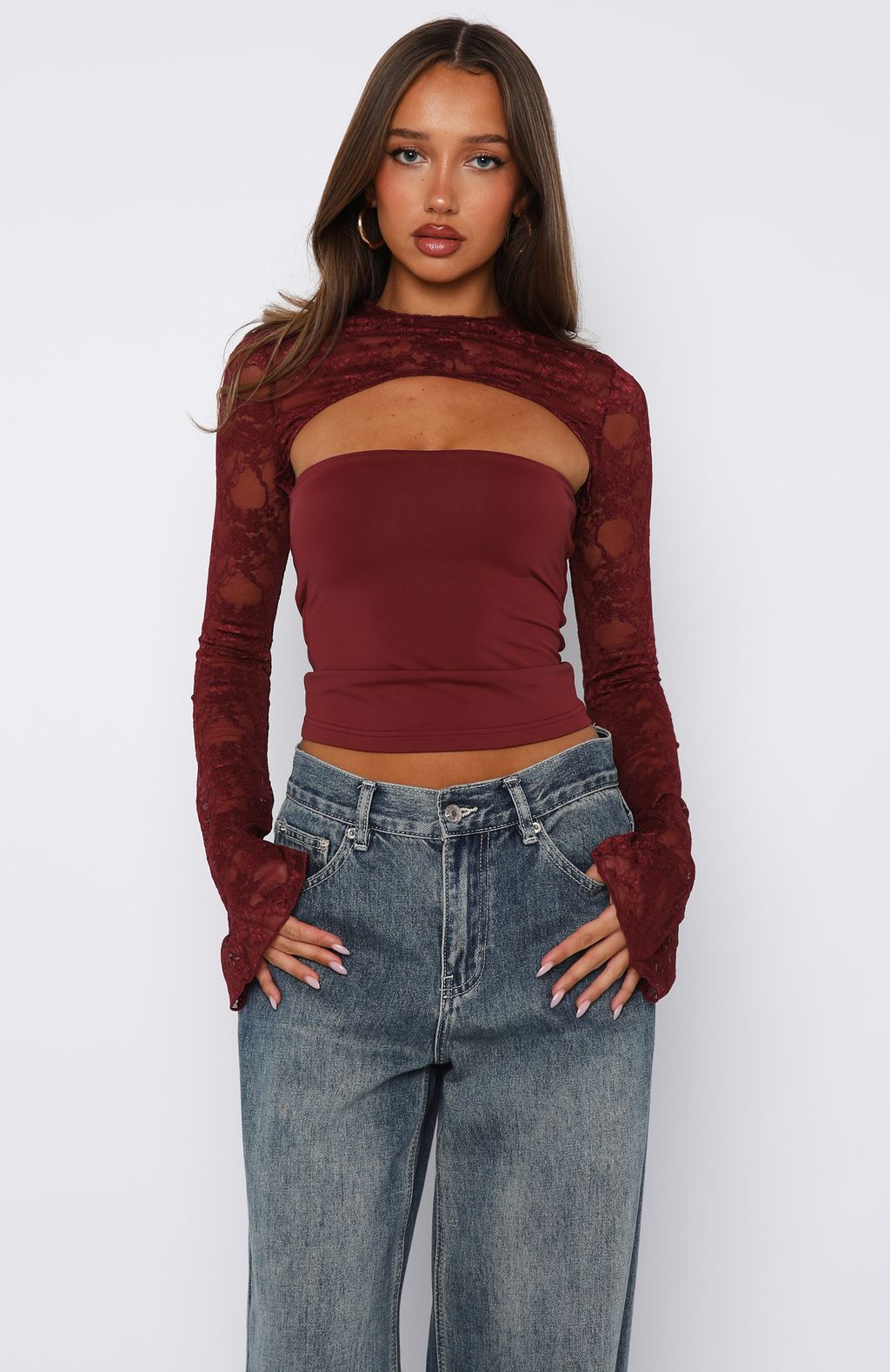 Haut « Maddy » rouge