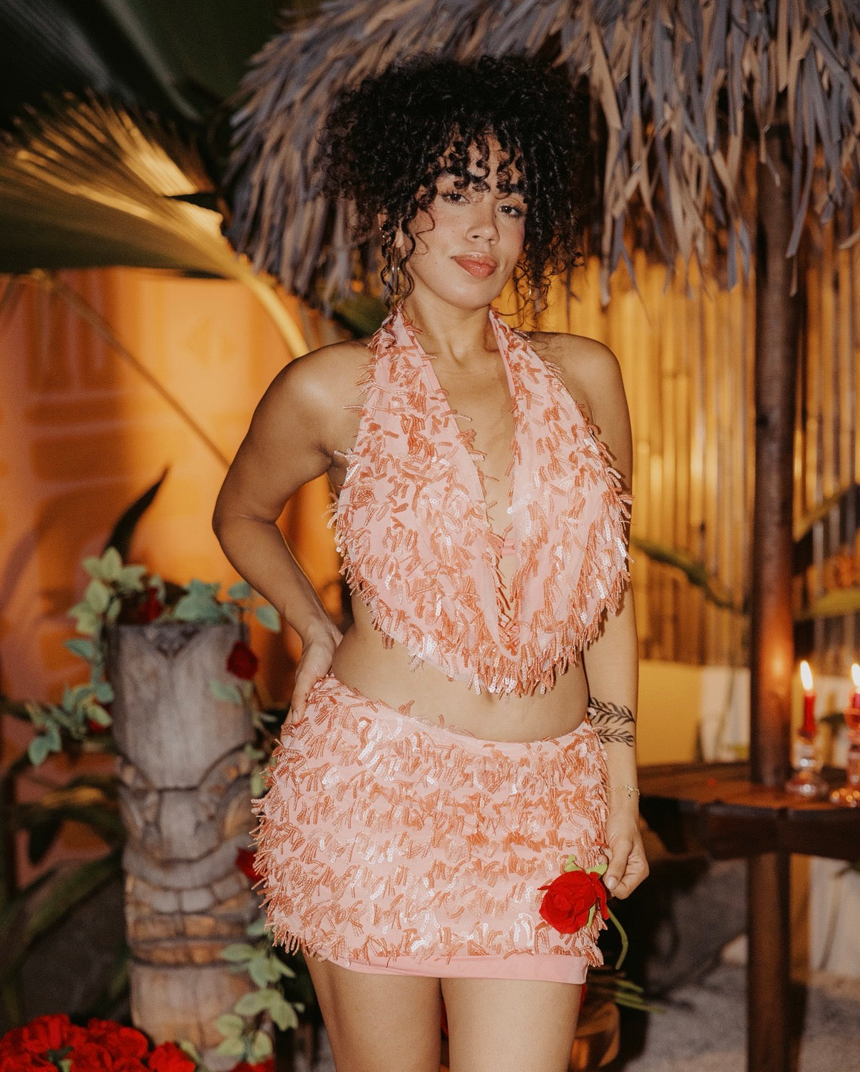 Ensemble “Riviera” orange