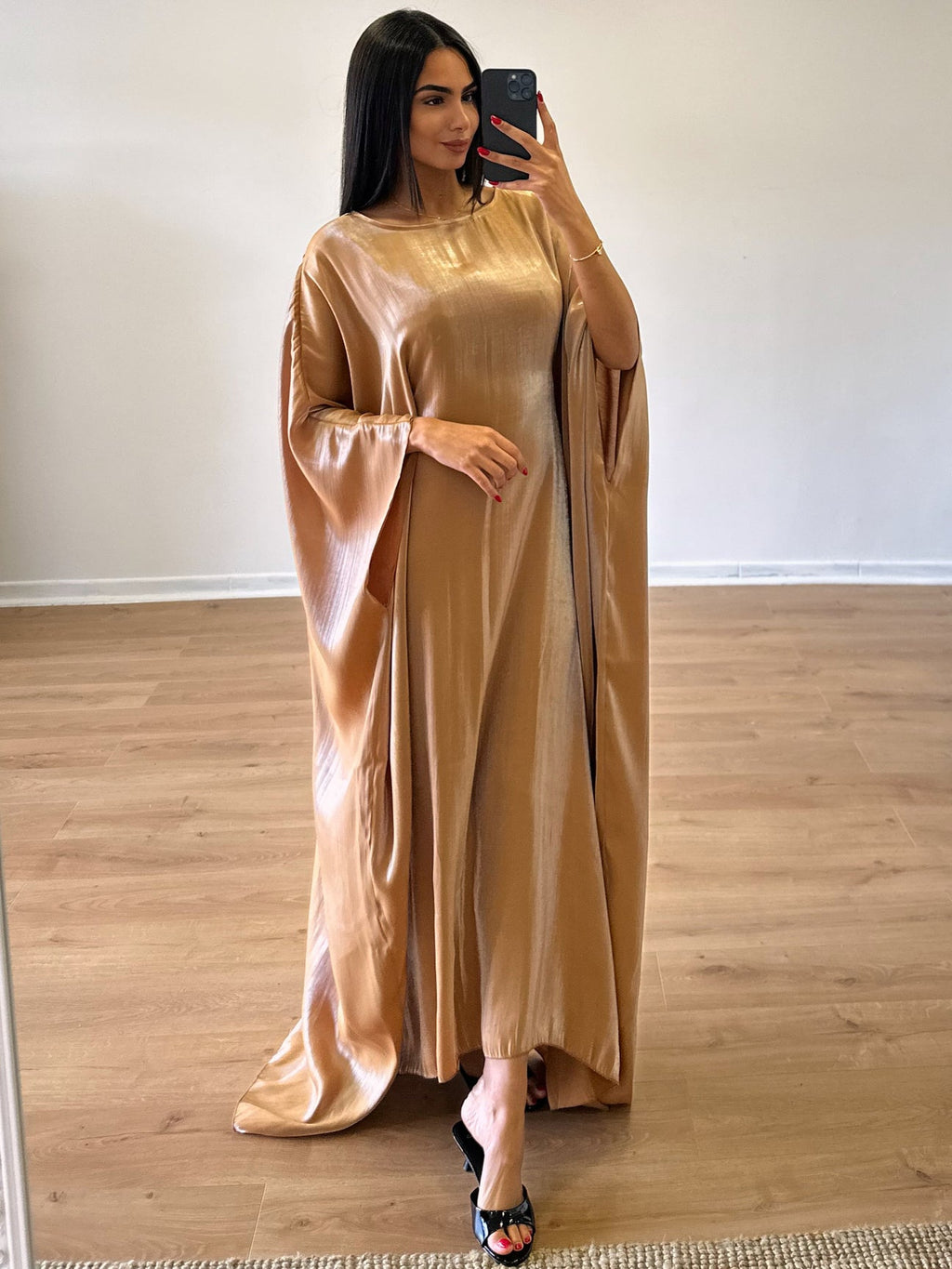 Abaya “Imane” orange