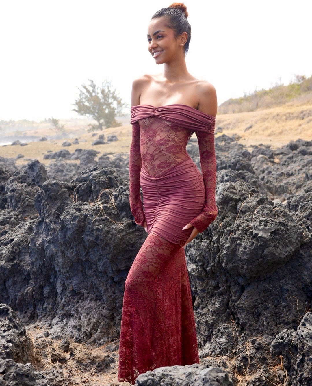 Robe « Miria » chocolat