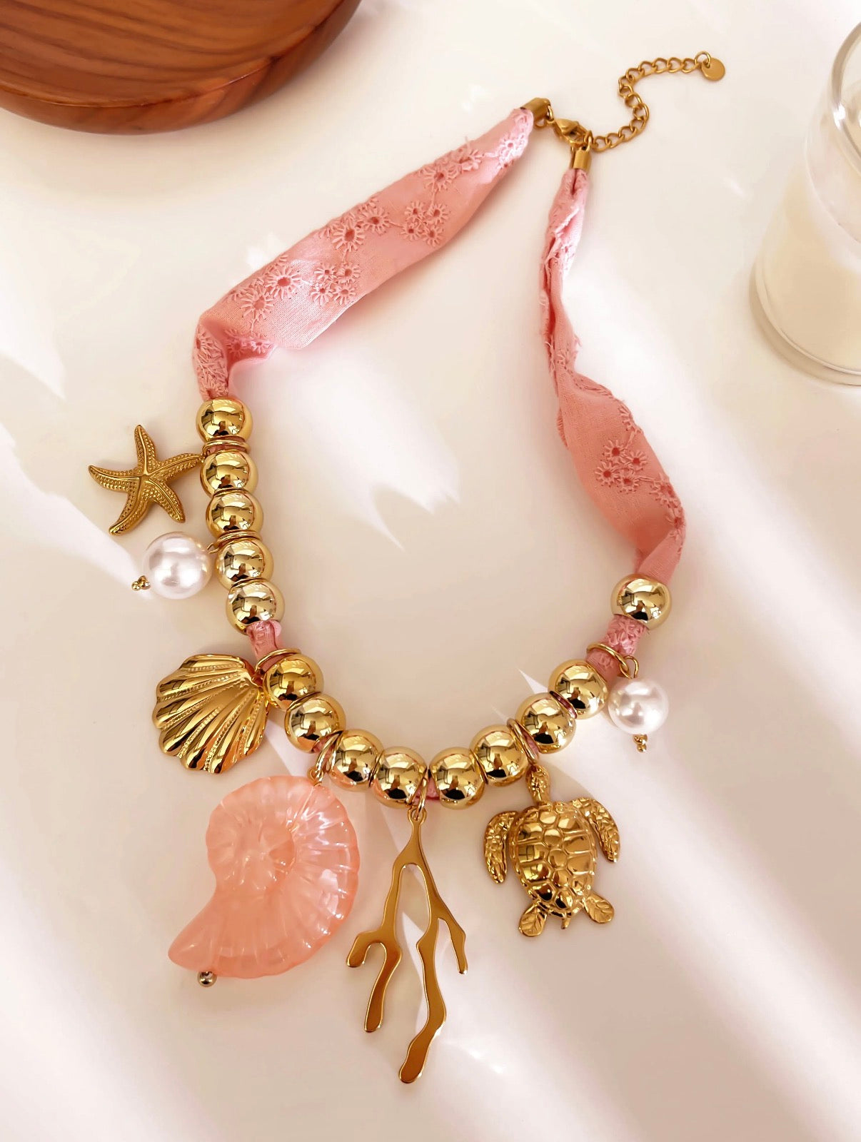 Collier « Merlia » en acier inoxydable
