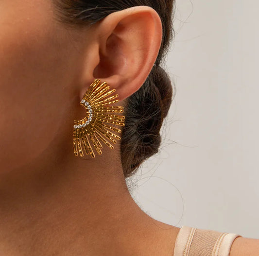 Boucles “Diane” en acier inoxydable NEW