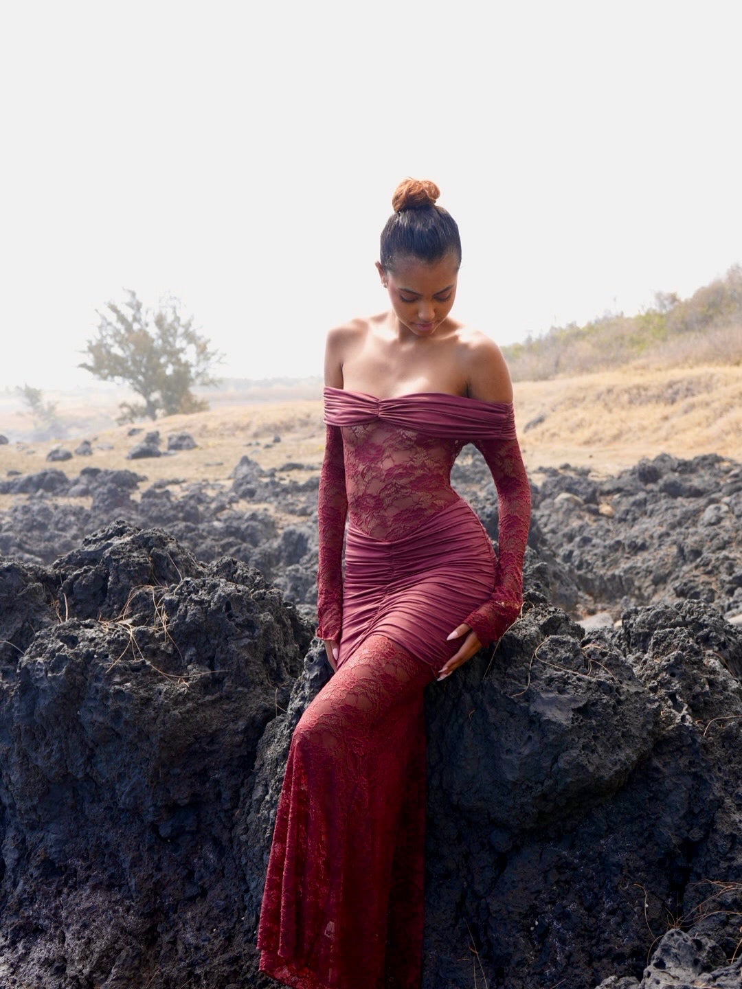 Robe « Miria » chocolat