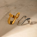 Bague « Iris » en acier inoxydable