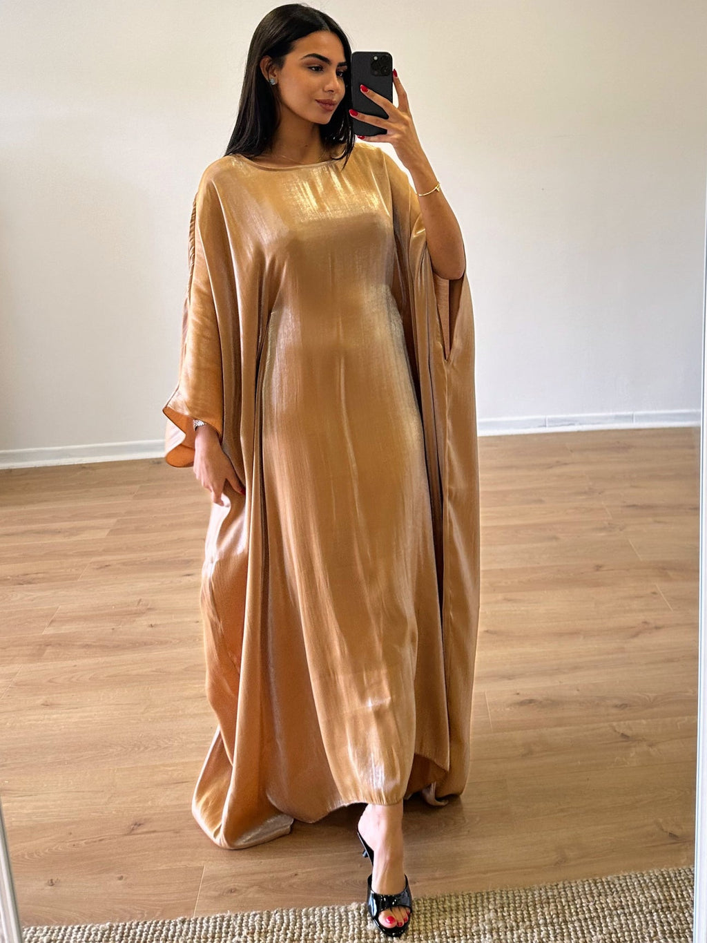 Abaya “Imane” orange