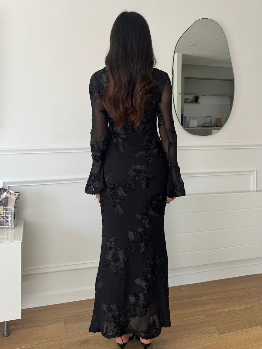 Robe « Jasmine » manches longues
