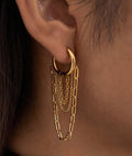 Boucles d’oreilles en acier inoxydable