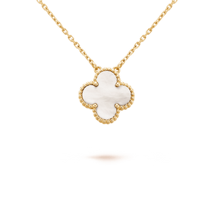 Collier inspi Van Cleef en acier inoxydable