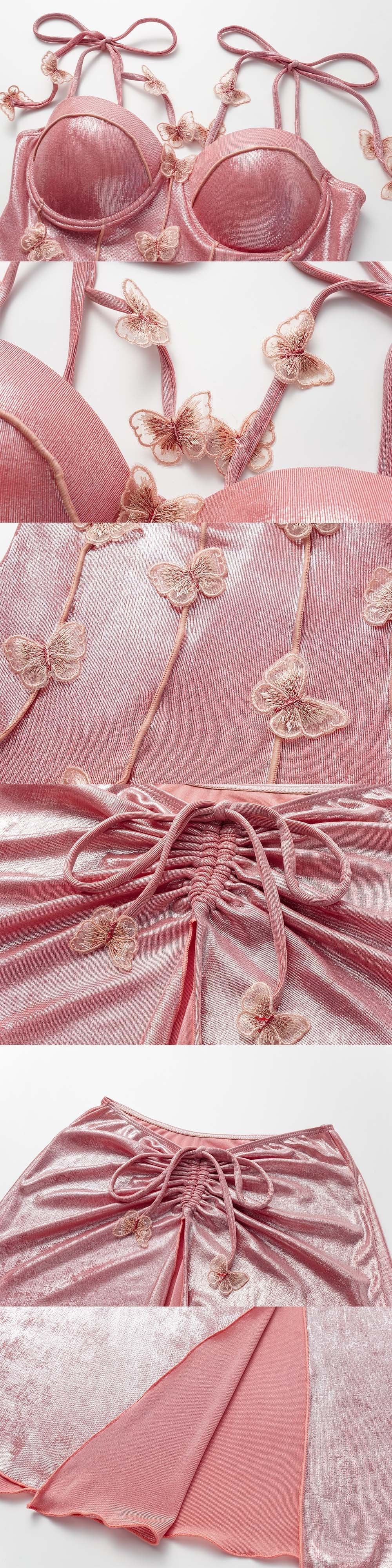 Ensemble maillot de bain et jupe « Barbie »