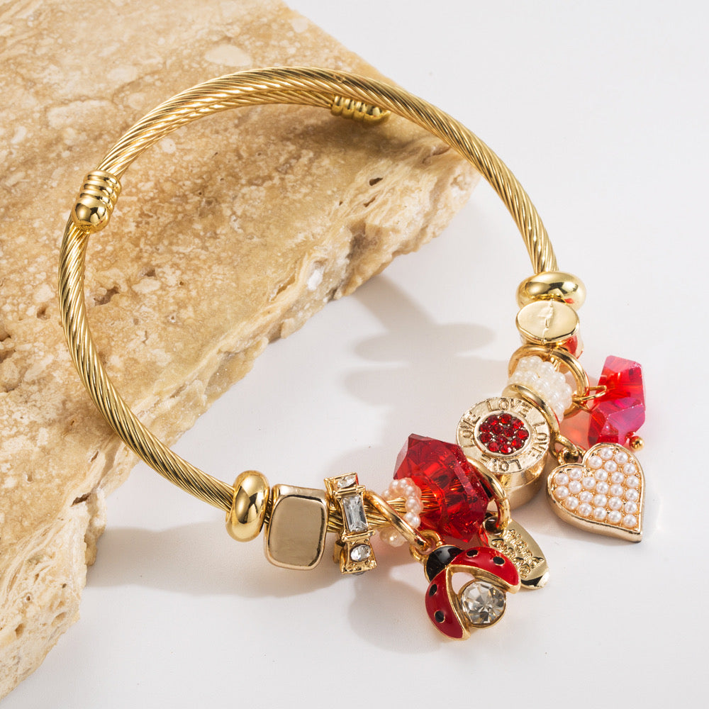Bracelet inspi Pandora cœur