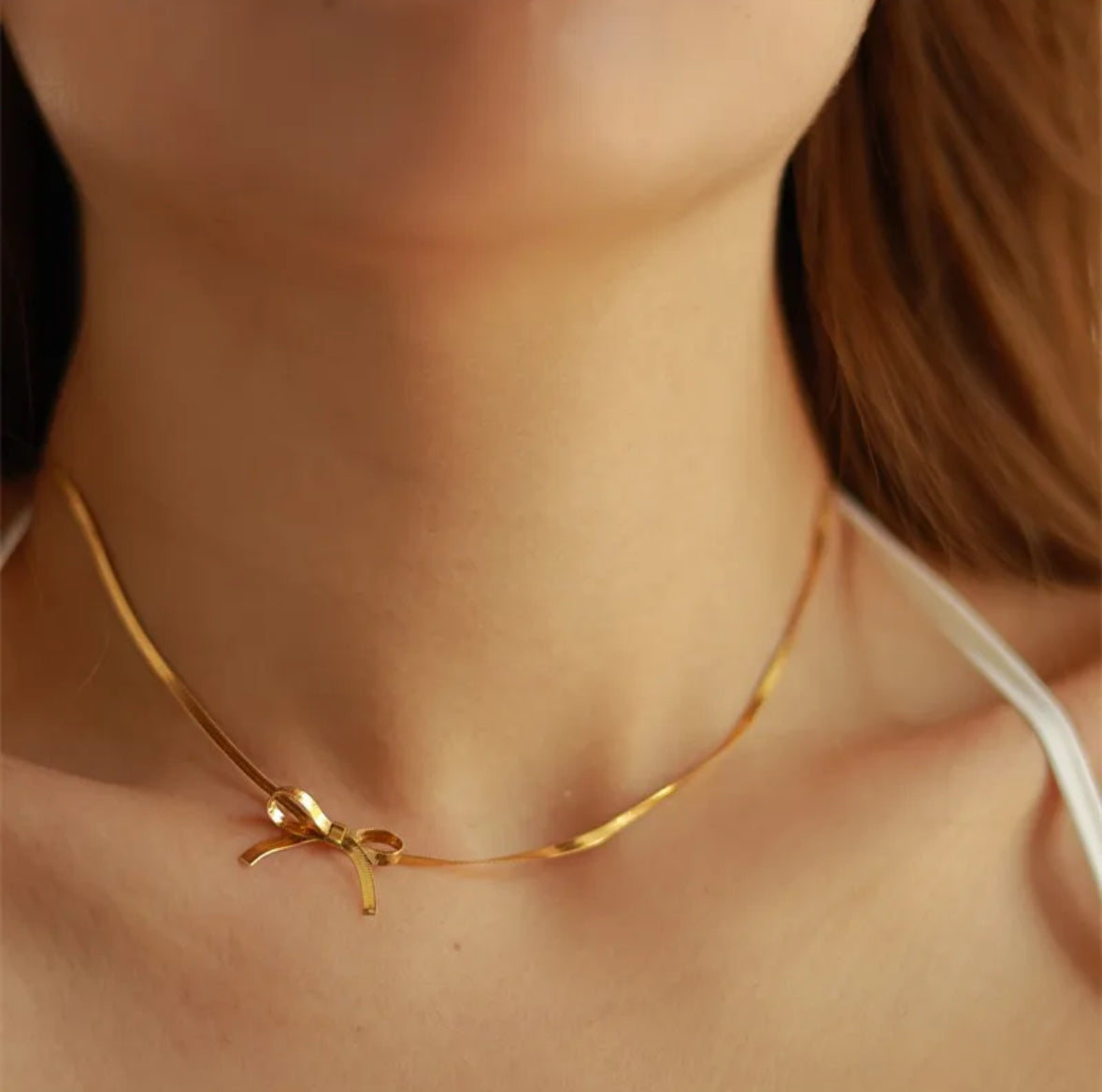 Collier rosette en acier inoxydable