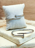 Bracelet Clou demi strass inspi Cartier en acier inoxydable