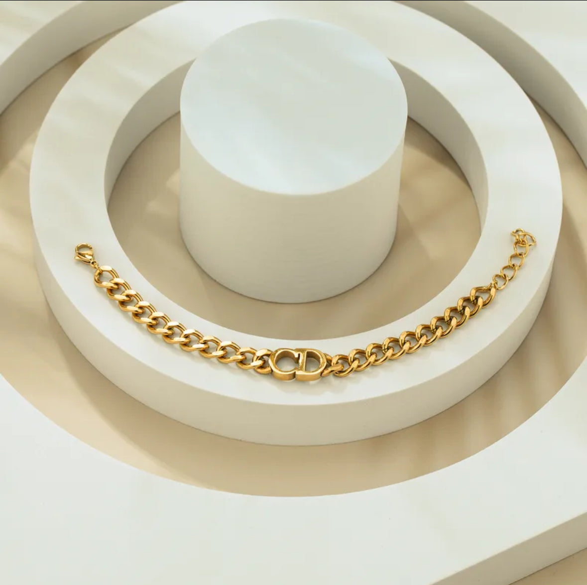 Bracelet inspiration Dior en acier inoxydable