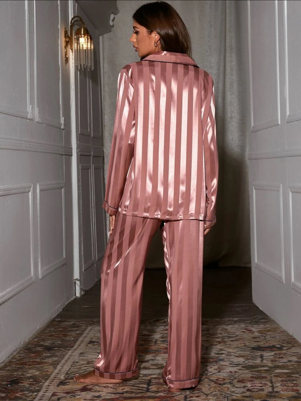 Pyjama satiné